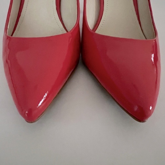 MICHAEL Michael Kors MK- Flex Coral Reef Red Patent Leather Mid Heel Pumps 6.5 - Picture 7 of 10